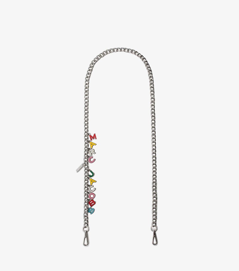 Akcesoria Do Toreb Damskie Marc Jacobs Charm Chain Crossbody Paskiem Czarne Złote | 97PVMJDTI