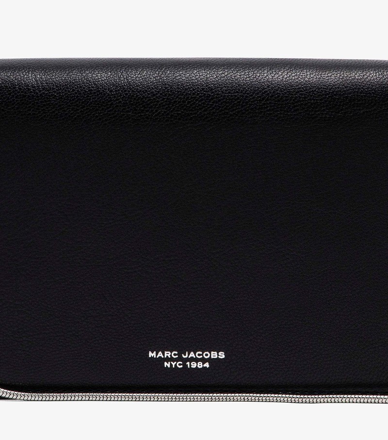 Duże Portfele Damskie Marc Jacobs Slim 84 Mini Czarne | 34KHENDUS