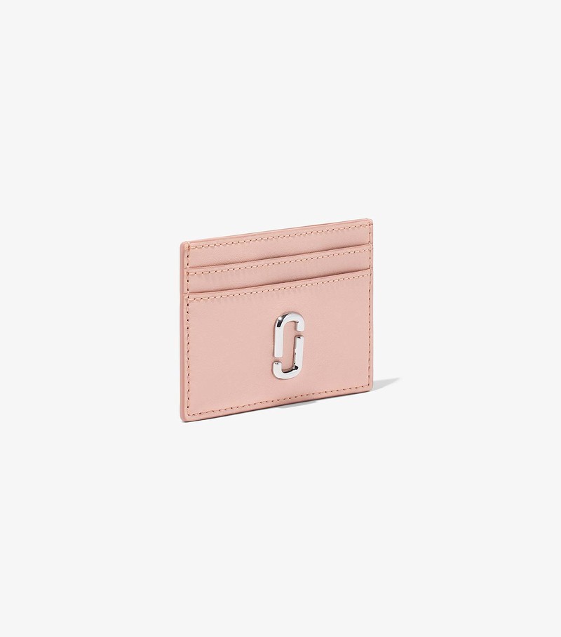 Etui Na Karty Damskie Marc Jacobs J Marc Różowe | 35SYZXDEK