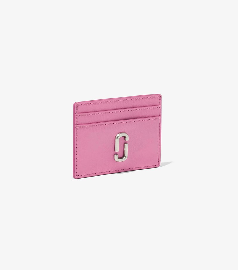 Etui Na Karty Damskie Marc Jacobs J Marc Różowe | 74ZFEGRHK