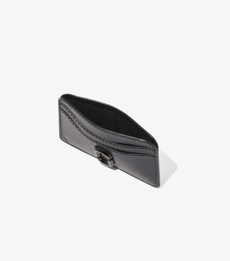 Etui Na Karty Damskie Marc Jacobs Snapshot DTM Czarne | 46ONSVJIU