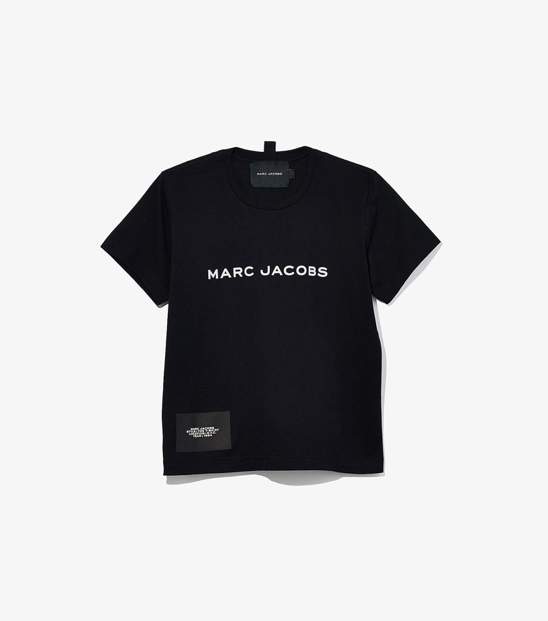 Koszulki Damskie Marc Jacobs The Czarne | 83IEQCKXP