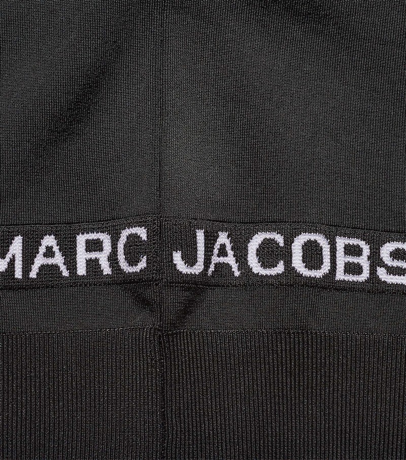 Kurtka Damskie Marc Jacobs Cropped Cardigan Czarne | 96OWSXDPG