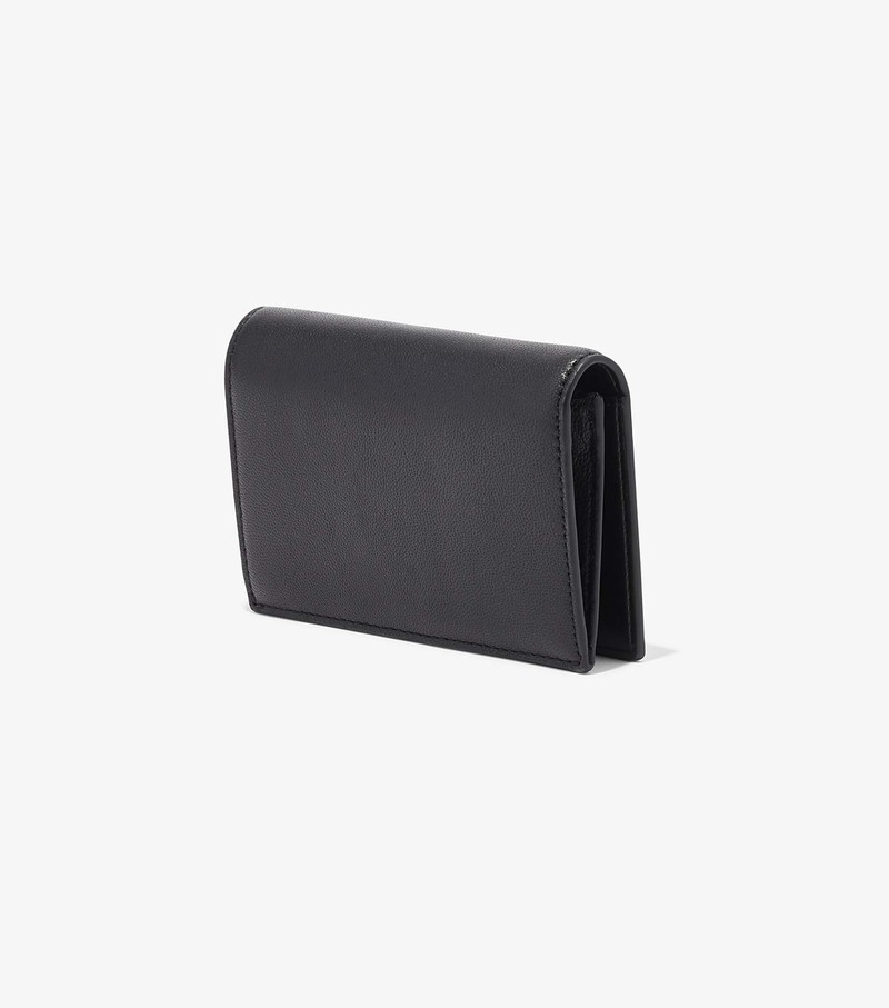 Małe Portfele Damskie Marc Jacobs Slim 84 Bifold Czarne | 02MSJPKDX