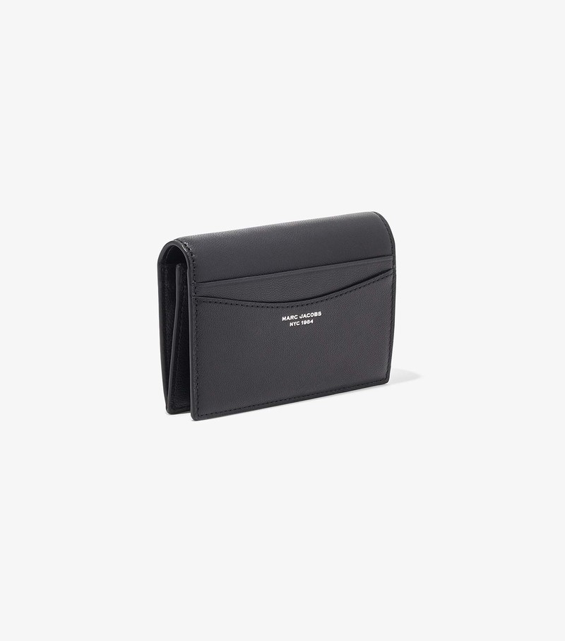 Małe Portfele Damskie Marc Jacobs Slim 84 Bifold Czarne | 02MSJPKDX