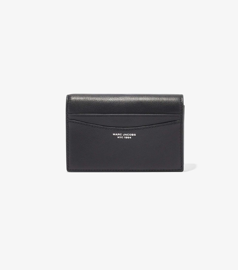 Małe Portfele Damskie Marc Jacobs Slim 84 Bifold Czarne | 02MSJPKDX