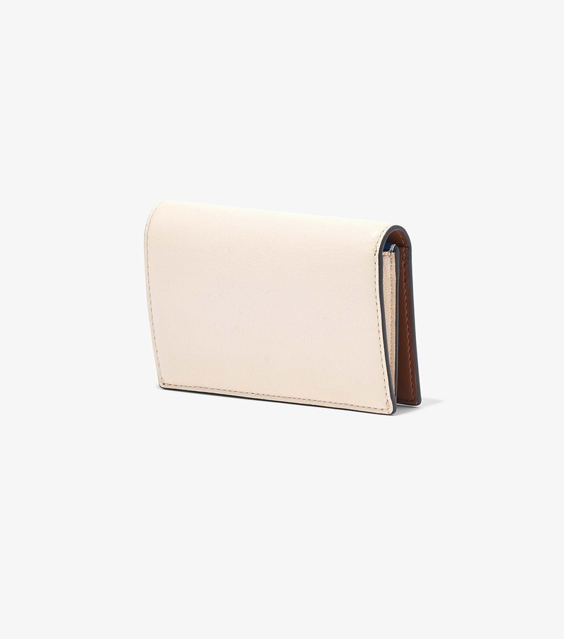 Małe Portfele Damskie Marc Jacobs Slim 84 Colorblock Bifold Niebieskie | 93IHYDOEZ