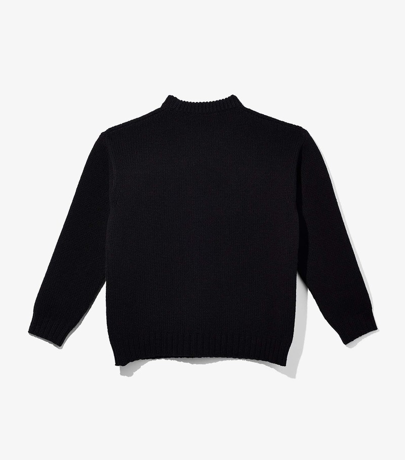 Sweater Damskie Marc Jacobs Big Czarne | 80AOBGHUC