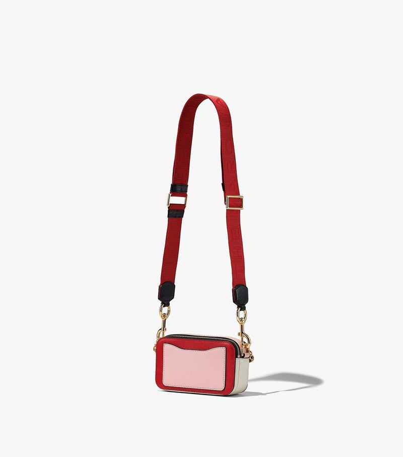 Torba Crossbody Damskie Marc Jacobs Colorblock Snapshot Czerwone Kolorowe | 09XBAEWKG