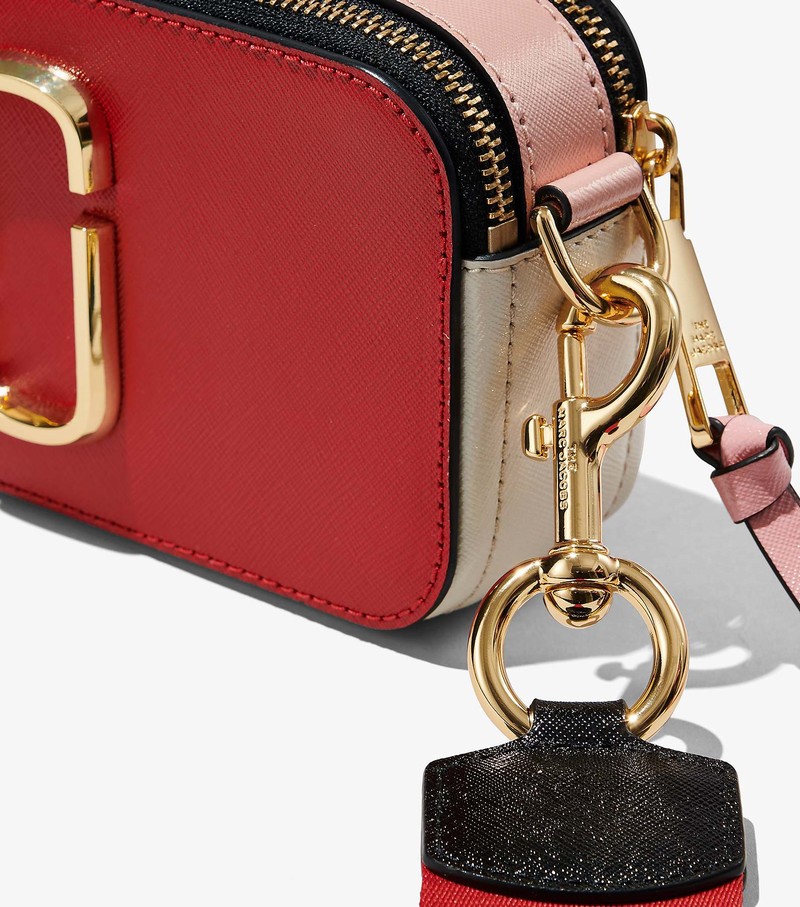 Torba Crossbody Damskie Marc Jacobs Colorblock Snapshot Czerwone Kolorowe | 09XBAEWKG