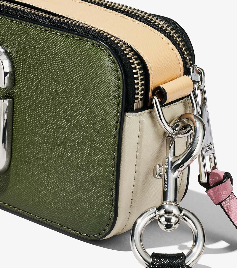 Torba Crossbody Damskie Marc Jacobs Colorblock Snapshot Zielone Kolorowe | 48MUDPJNO