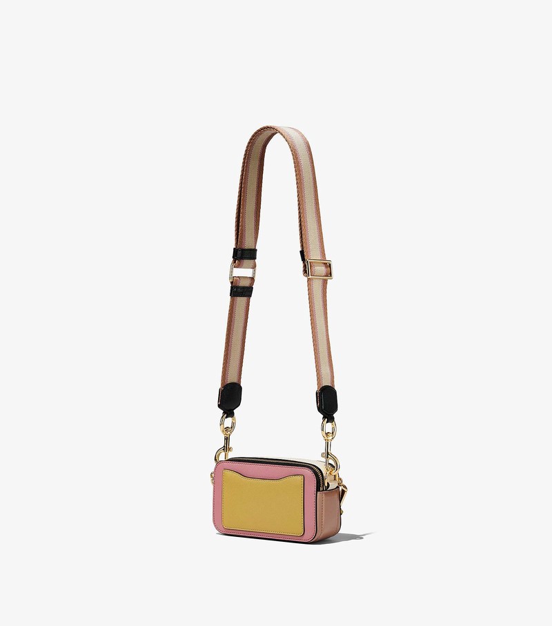 Torba Crossbody Damskie Marc Jacobs Colorblock Snapshot Różowe Kolorowe | 83QMHLDFB