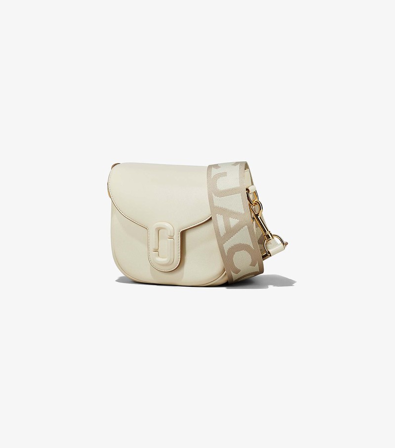 Torba Crossbody Damskie Marc Jacobs J Marc Small Białe | 26ABCRGNF