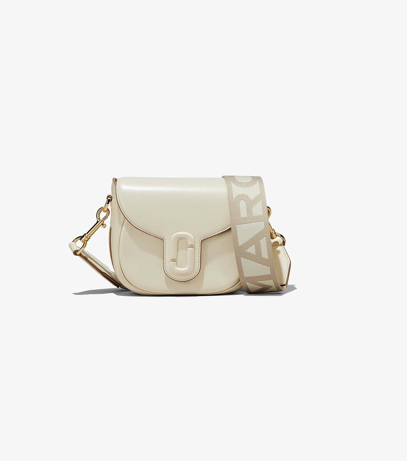 Torba Crossbody Damskie Marc Jacobs J Marc Small Białe | 26ABCRGNF