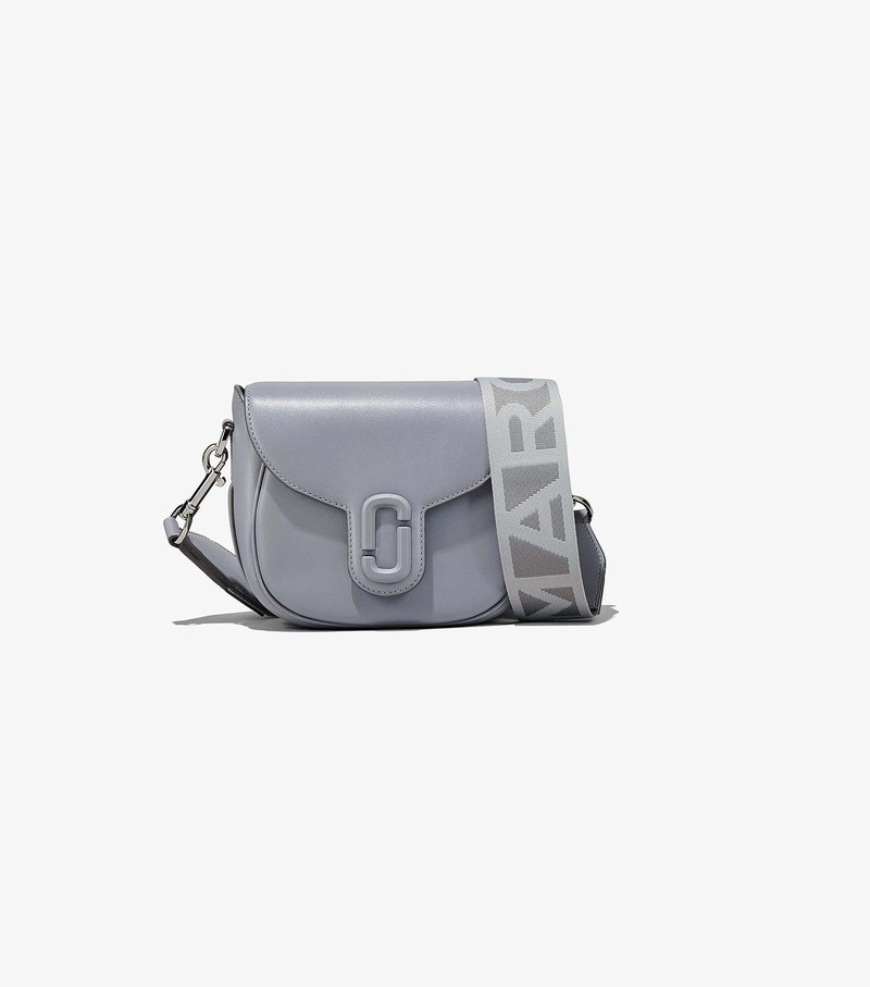 Torba Crossbody Damskie Marc Jacobs J Marc Small Szare | 54TMUHIEP