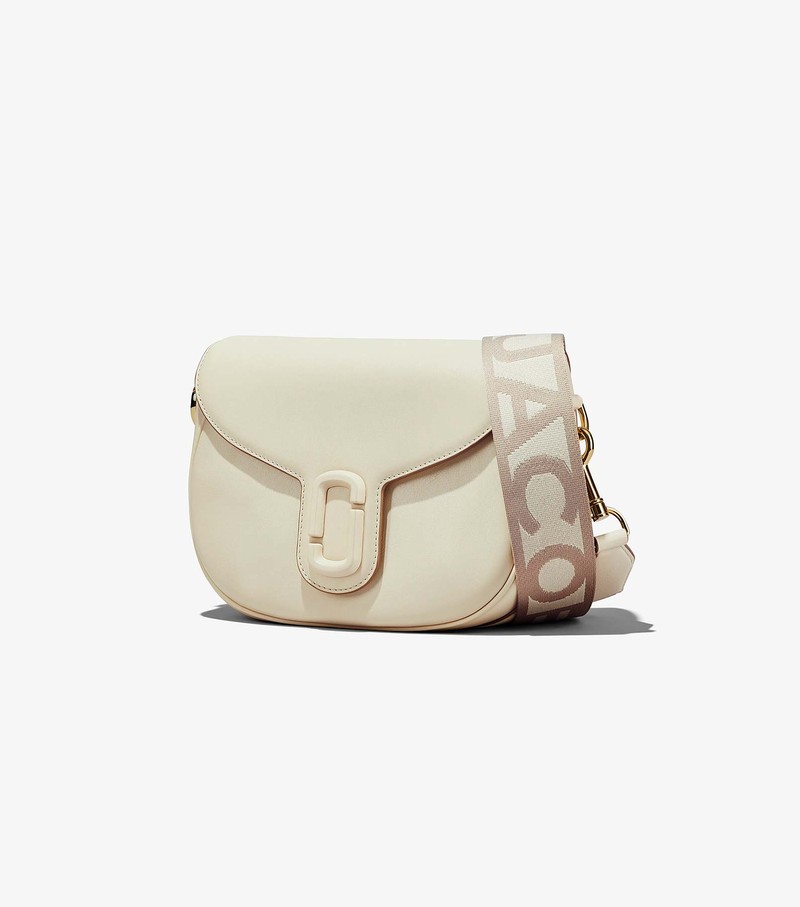 Torba Crossbody Damskie Marc Jacobs J Marc Białe | 64XMFJBAO