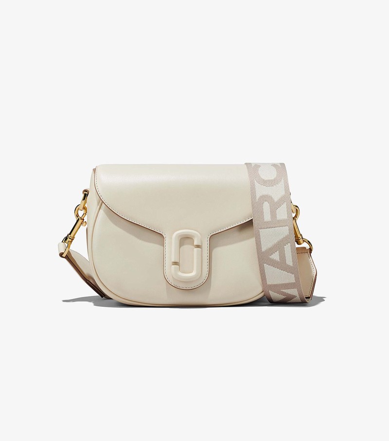 Torba Crossbody Damskie Marc Jacobs J Marc Białe | 64XMFJBAO