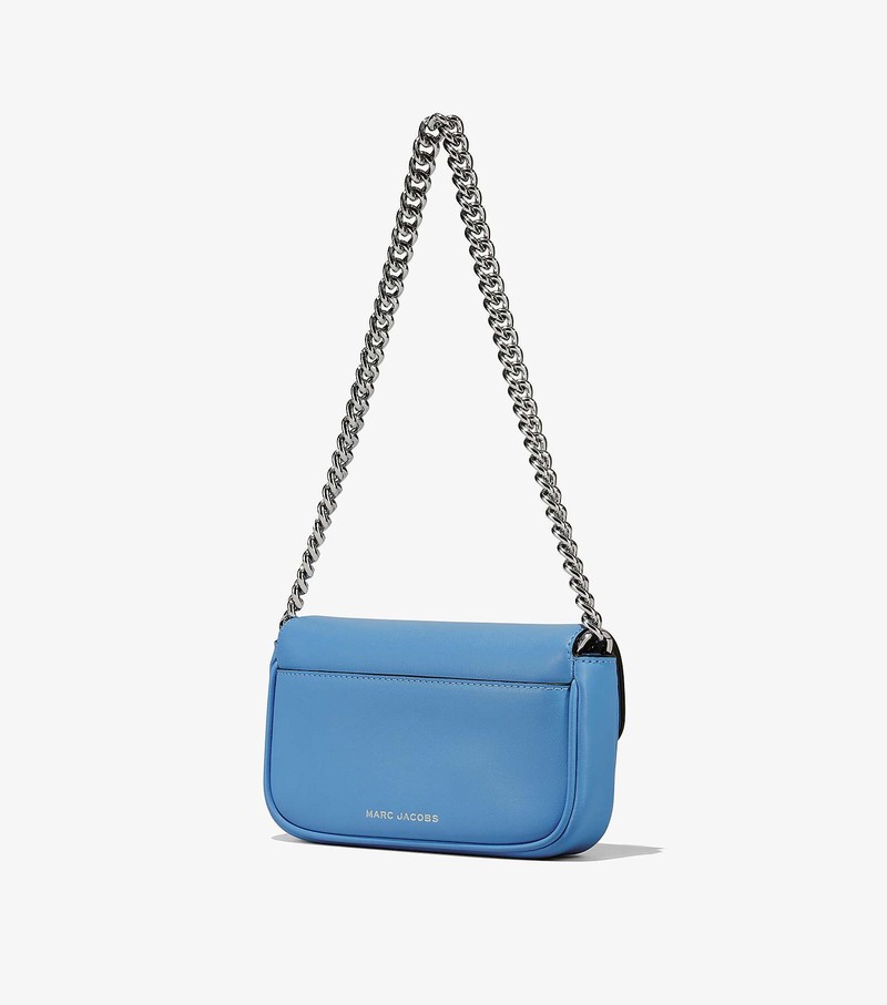 Torba Crossbody Damskie Marc Jacobs J Marc Mini Niebieskie | 69PDFXGJH