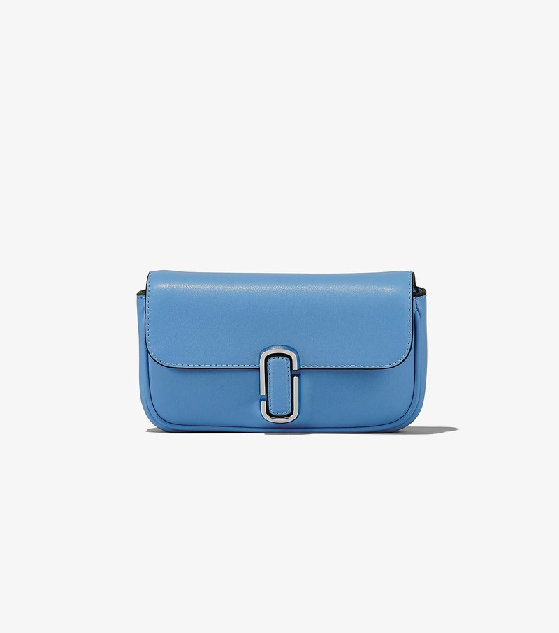 Torba Crossbody Damskie Marc Jacobs J Marc Mini Niebieskie | 69PDFXGJH