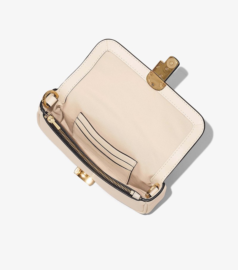 Torba Crossbody Damskie Marc Jacobs J Marc Mini Białe | 83AEPWNCR