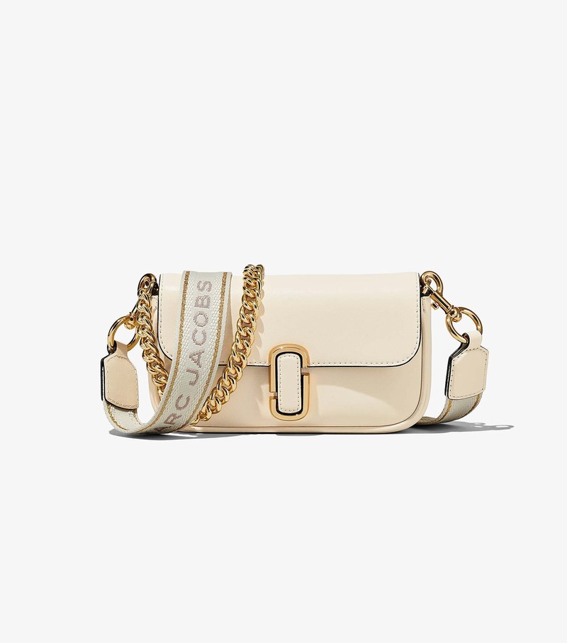 Torba Crossbody Damskie Marc Jacobs J Marc Mini Białe | 83AEPWNCR