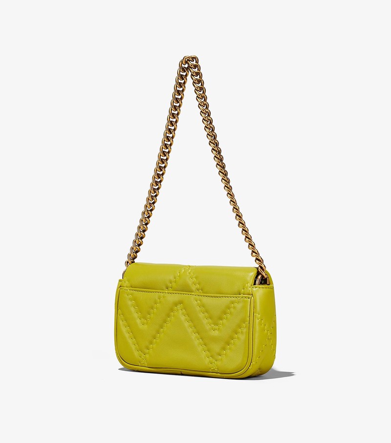 Torba Crossbody Damskie Marc Jacobs Pikowana Skórzane J Marc Mini Zielone | 06XILGBRM