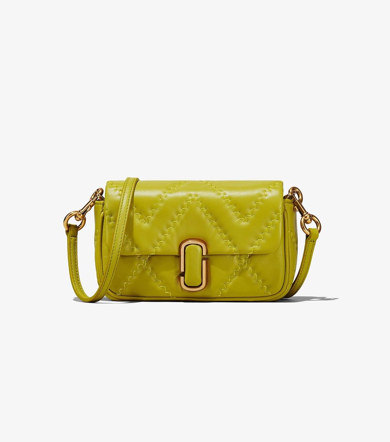 Torba Crossbody Damskie Marc Jacobs Pikowana Skórzane J Marc Mini Zielone | 06XILGBRM