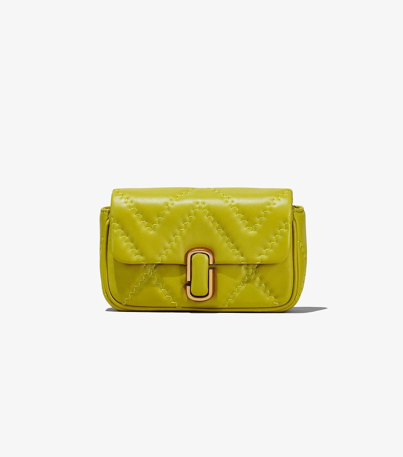 Torba Crossbody Damskie Marc Jacobs Pikowana Skórzane J Marc Mini Zielone | 06XILGBRM