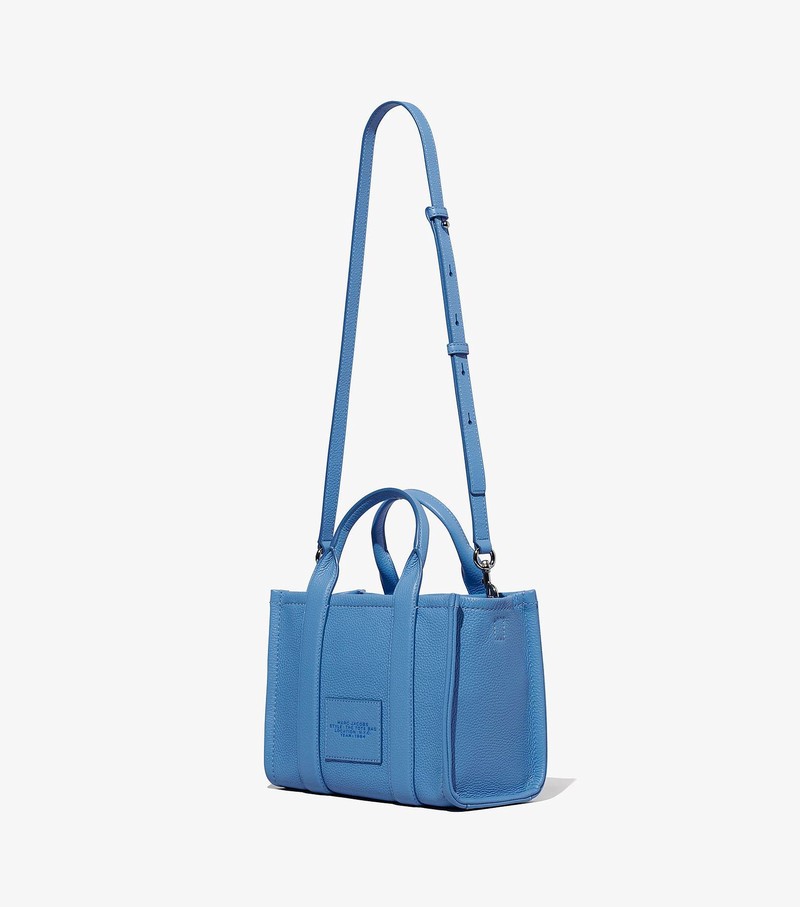 Torba Crossbody Damskie Marc Jacobs Skórzane Mini Niebieskie | 35RDJCNWZ