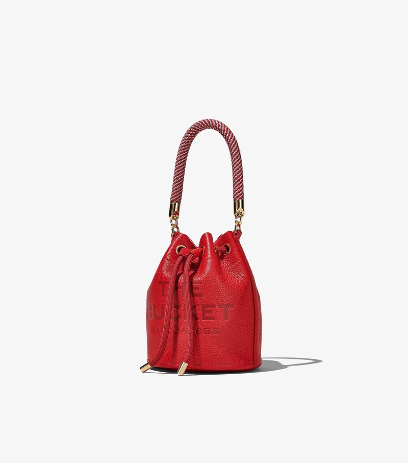 Torba Crossbody Damskie Marc Jacobs Skórzane Micro Czerwone | 41SIHCRKL