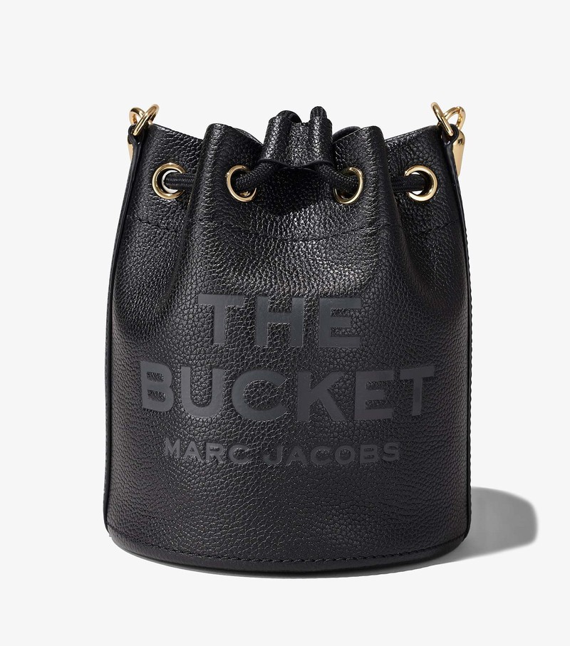 Torba Crossbody Damskie Marc Jacobs Skórzane Czarne | 61KWOYQIA