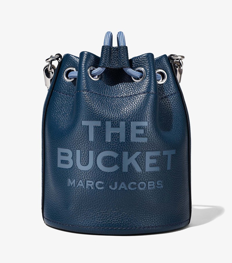 Torba Crossbody Damskie Marc Jacobs Skórzane Granatowe | 63FELUIPH