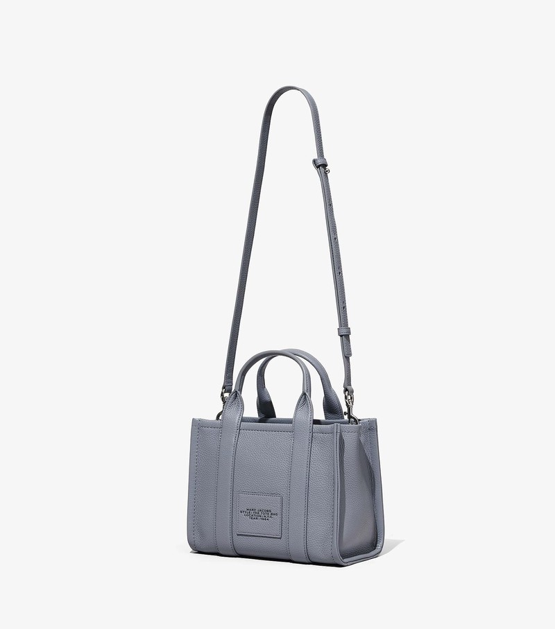 Torba Crossbody Damskie Marc Jacobs Skórzane Mini Szare | 86FDXJIAH