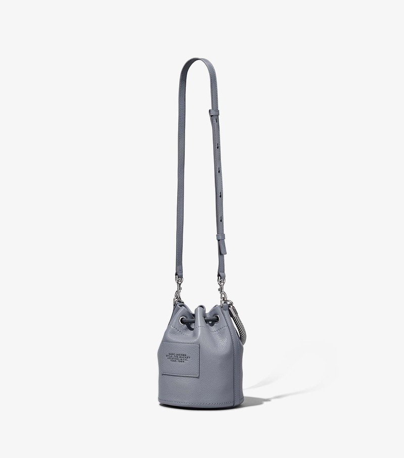 Torba Crossbody Damskie Marc Jacobs Skórzane Szare | 90PGDOCZQ