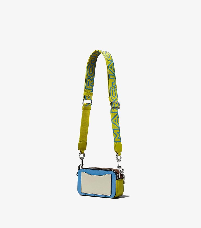 Torba Crossbody Damskie Marc Jacobs Snapshot Niebieskie Kolorowe | 01VFDBJSG