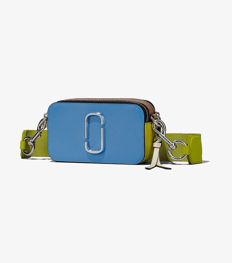 Torba Crossbody Damskie Marc Jacobs Snapshot Niebieskie Kolorowe | 01VFDBJSG