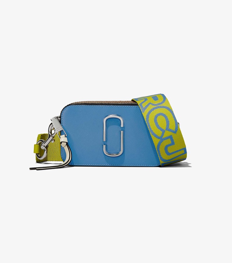 Torba Crossbody Damskie Marc Jacobs Snapshot Niebieskie Kolorowe | 01VFDBJSG