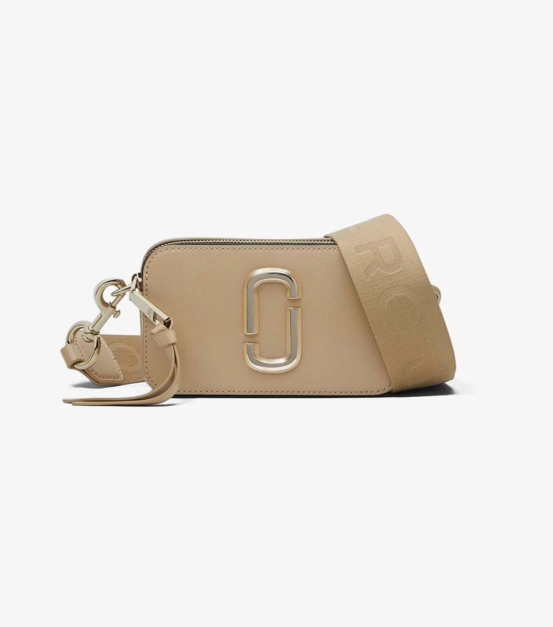 Torba Crossbody Damskie Marc Jacobs Snapshot DTM Beżowe | 10TAWRDSZ