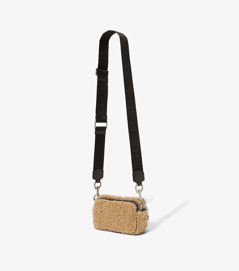 Torba Crossbody Damskie Marc Jacobs Snapshot Teddy Brązowe | 18DGWLHNZ