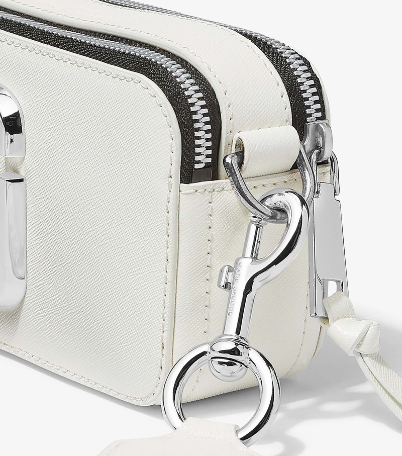 Torba Crossbody Damskie Marc Jacobs Snapshot DTM Białe | 21NYPWCVK