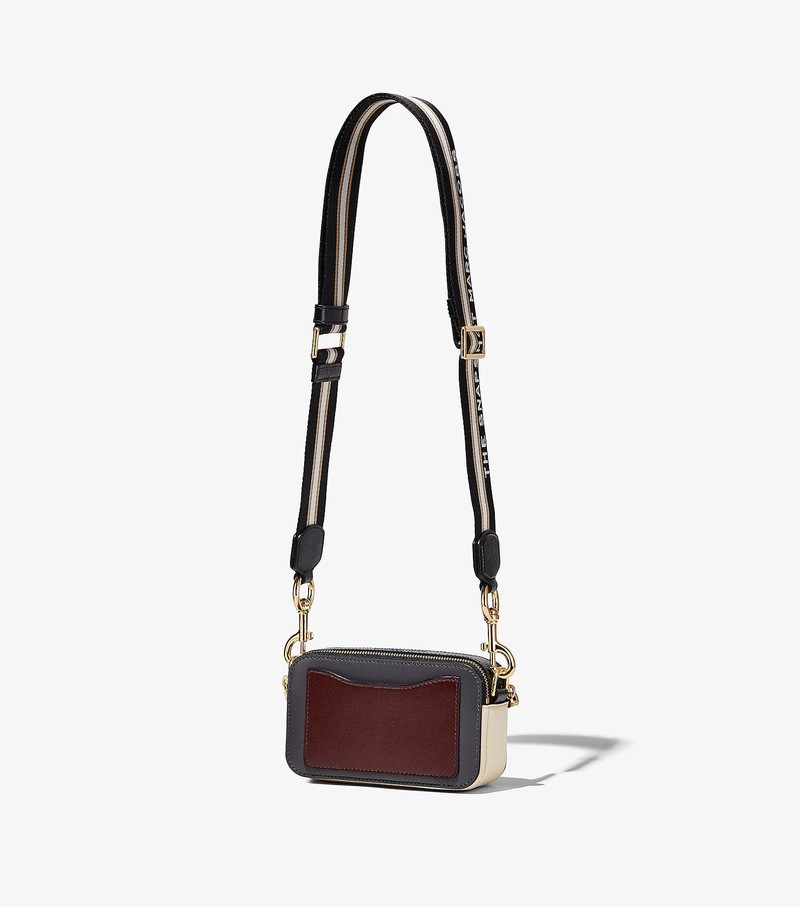 Torba Crossbody Damskie Marc Jacobs Snapshot Czarne Kolorowe | 24ZKJROHV