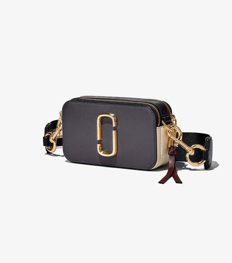 Torba Crossbody Damskie Marc Jacobs Snapshot Czarne Kolorowe | 24ZKJROHV