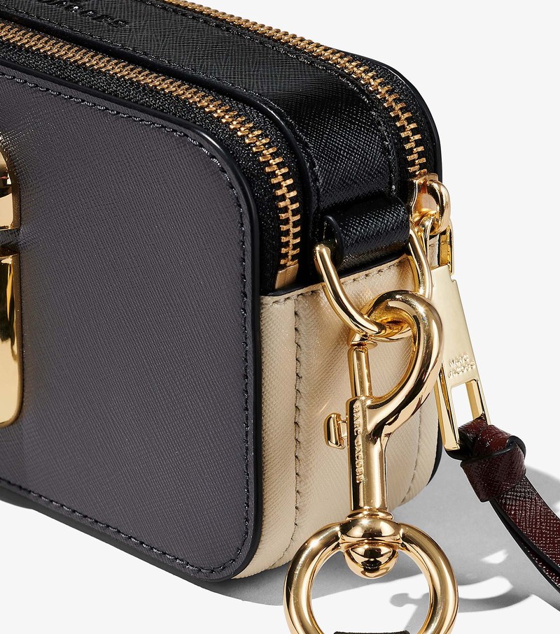 Torba Crossbody Damskie Marc Jacobs Snapshot Czarne Kolorowe | 24ZKJROHV