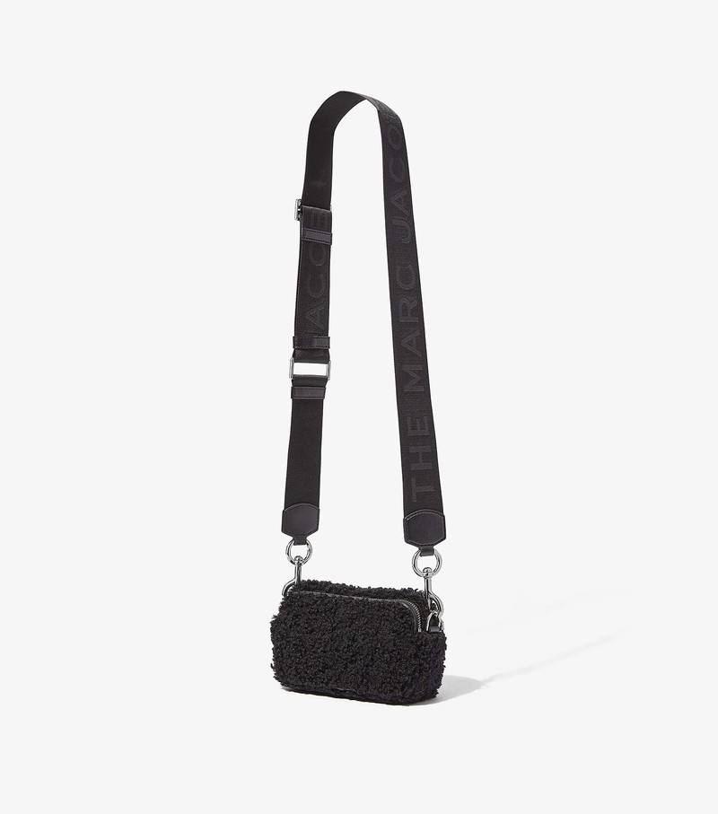 Torba Crossbody Damskie Marc Jacobs Snapshot Teddy Czarne | 27IVRHXYO