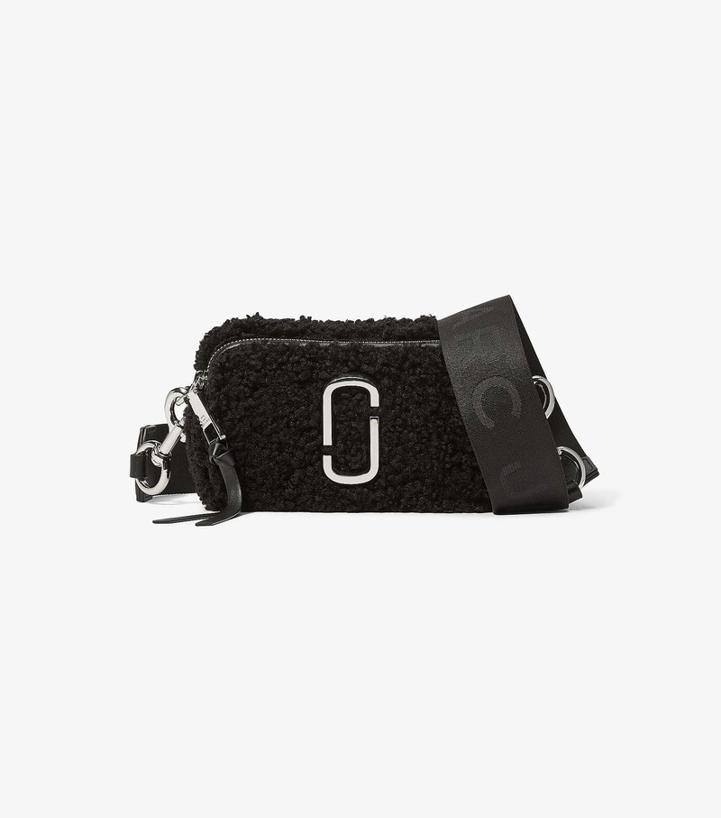 Torba Crossbody Damskie Marc Jacobs Snapshot Teddy Czarne | 27IVRHXYO