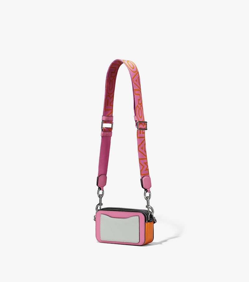 Torba Crossbody Damskie Marc Jacobs Snapshot Różowe Kolorowe | 46NEBGRJH