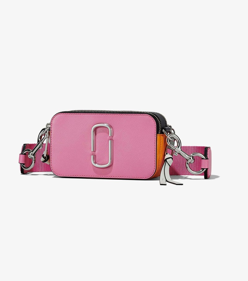 Torba Crossbody Damskie Marc Jacobs Snapshot Różowe Kolorowe | 46NEBGRJH