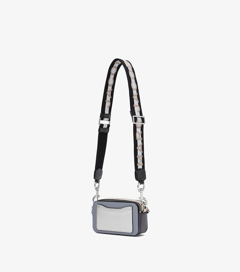 Torba Crossbody Damskie Marc Jacobs Snapshot Szare Kolorowe | 46XIGECFW