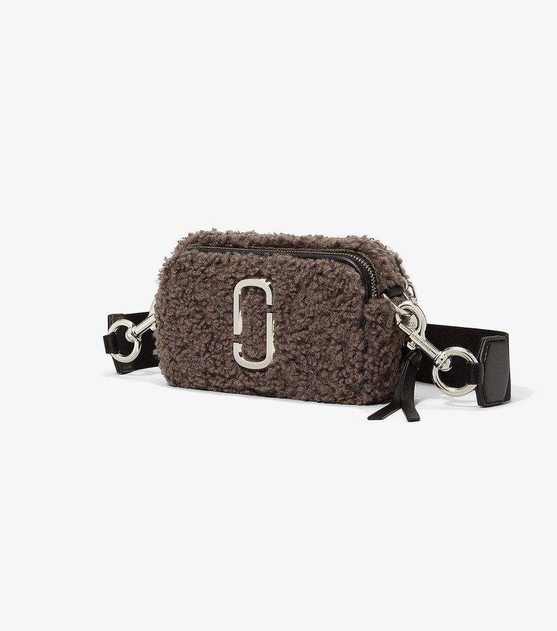 Torba Crossbody Damskie Marc Jacobs Snapshot Teddy Szare | 64IEYFNZK