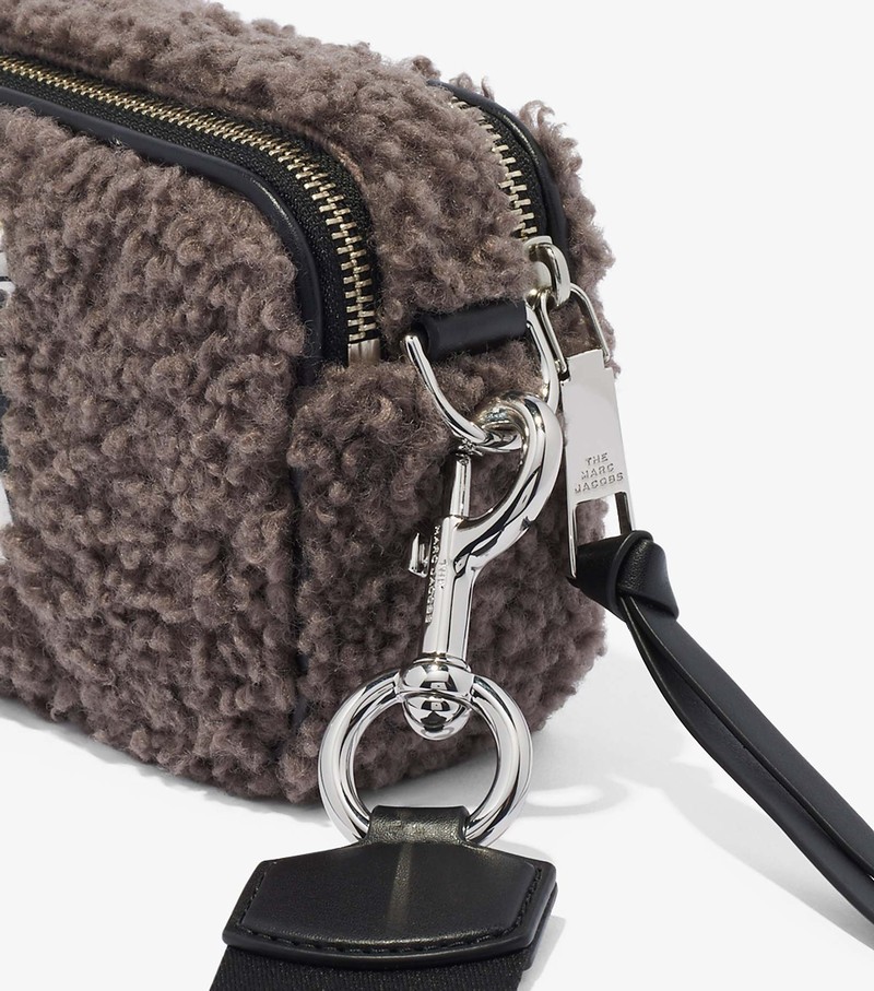 Torba Crossbody Damskie Marc Jacobs Snapshot Teddy Szare | 64IEYFNZK